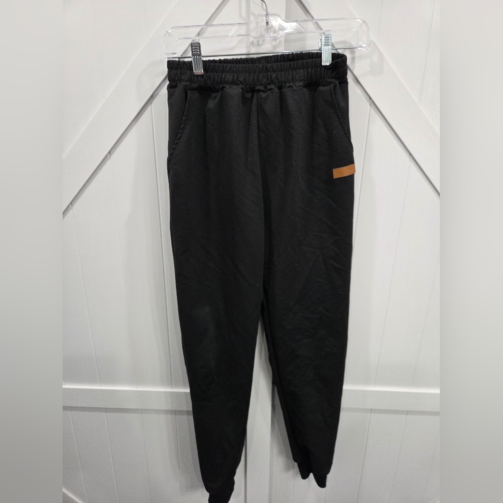 Kids Black Jogger Sweatpants